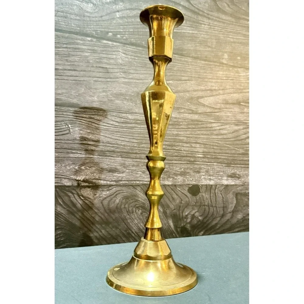 Vintage Brass Candlestick Holder 12